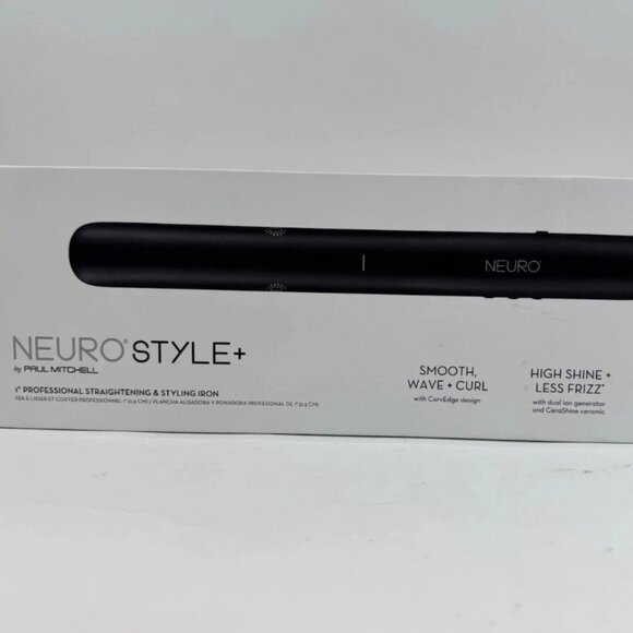 Paul Mitchell Neuro Style+ 1" in Ceramic Hair Iron Straightening Styling 450F - Picture 1 of 6